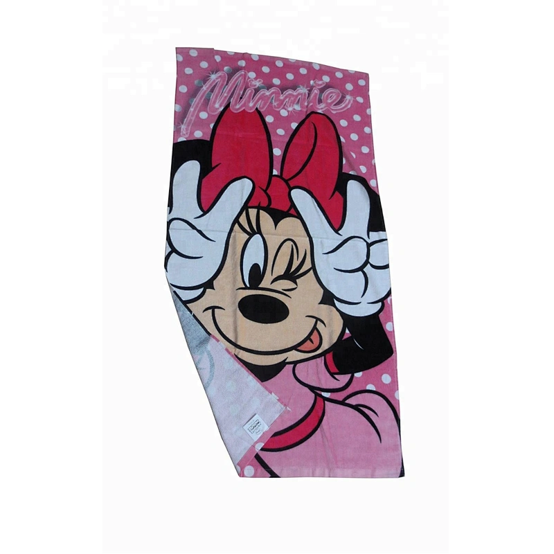 Cotton Velour Printed Cartoon lightweight beach towels