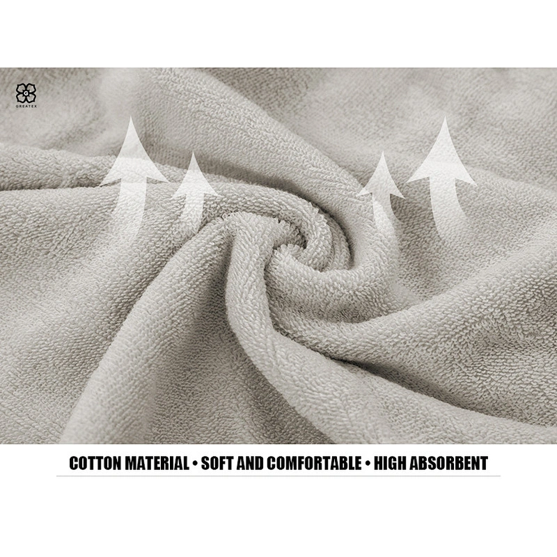 Standard simper plain dyed multi-colors hooded washcloth bath towel