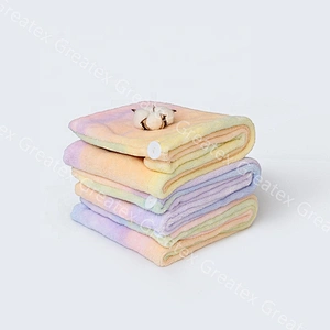 2020 New product colorful pastel quick drying hair towel for women