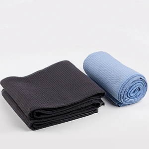Eco-friendly organic cotton yoga sport towel with personalized logo printing