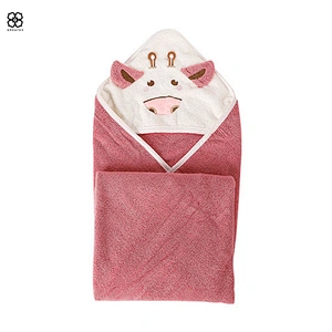 Premium extra soft breathable toddler cotton washcloth hooded towel with different patterns