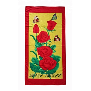 Personalized print suede microfiber beach towel