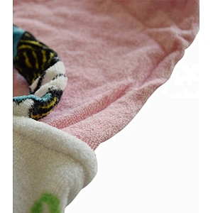 Summer Cute Terry Cotton Toweling printed tote bag