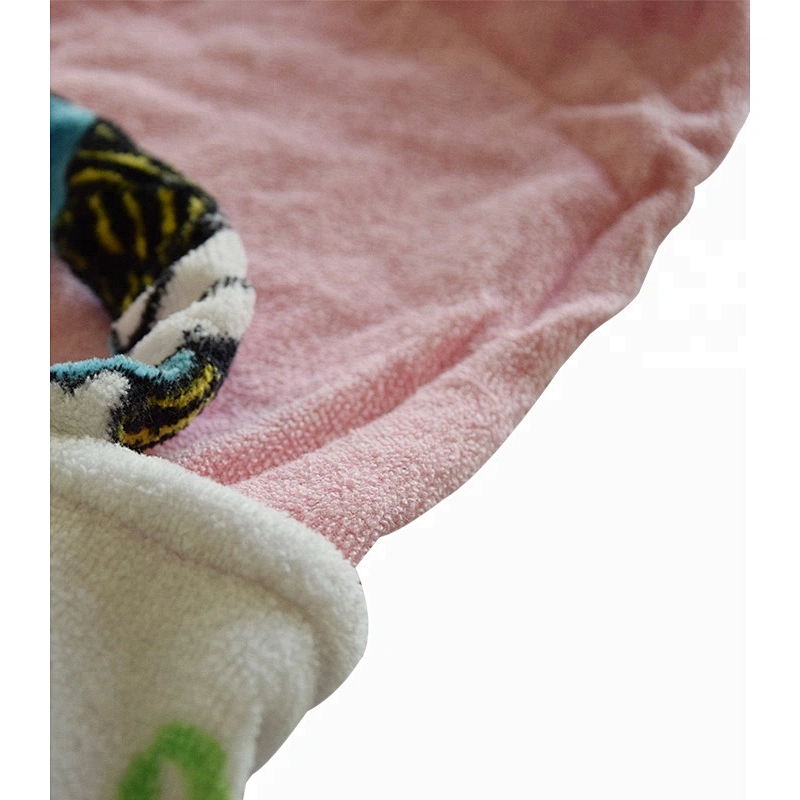 Summer Cute Terry Cotton Toweling printed tote bag