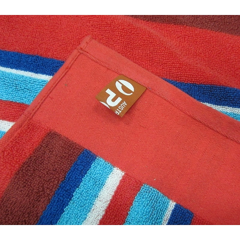 Large Multi-colored Customized Stripe beach towel