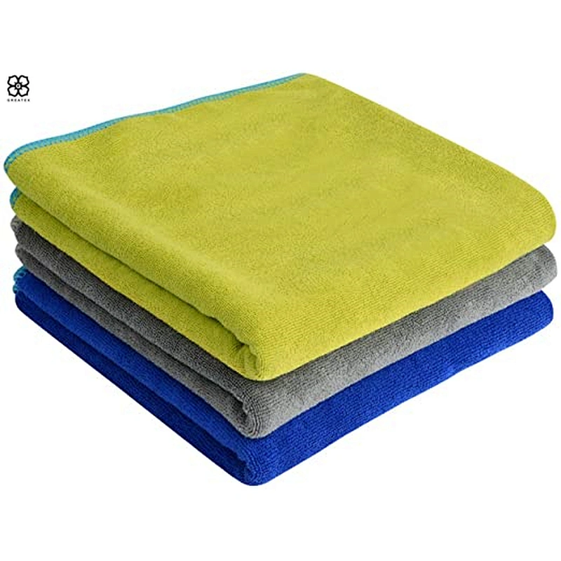 Standard simper plain dyed multi-colors running and workout sport microfiber towel
