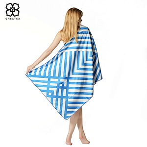New arrival beautiful unique microfiber rectangle beach bath towel