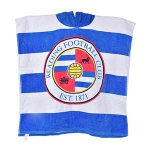 Hot Sale Custom Cotton Velvet Football Printed baby towel poncho