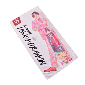 80 polyester 20 polyamide Printed microfiber towel