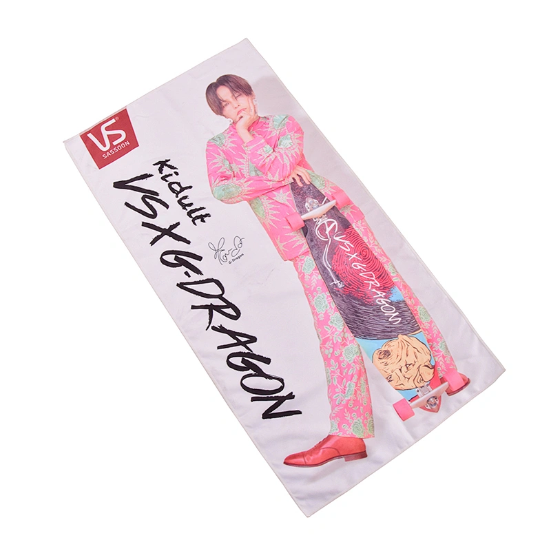 80 polyester 20 polyamide Printed microfiber towel