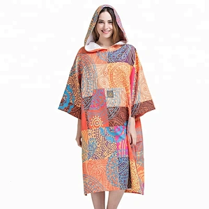 Fashionable Knitted Lady custom surf poncho