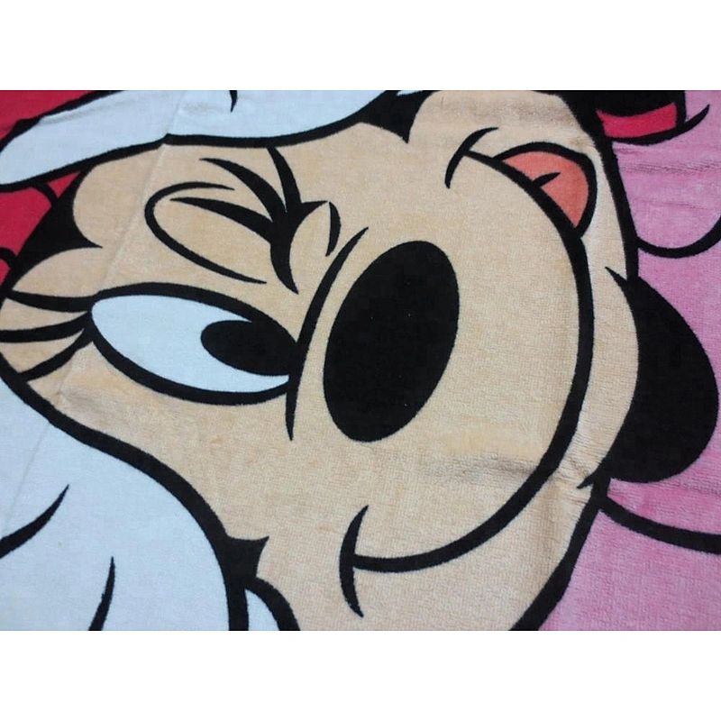 Cotton Velour Printed Cartoon lightweight beach towels