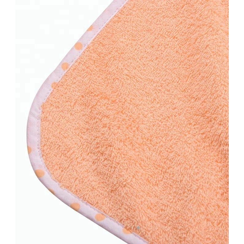 Hot sale Bunny embroidery Terry coton baby hooded towel with cute design