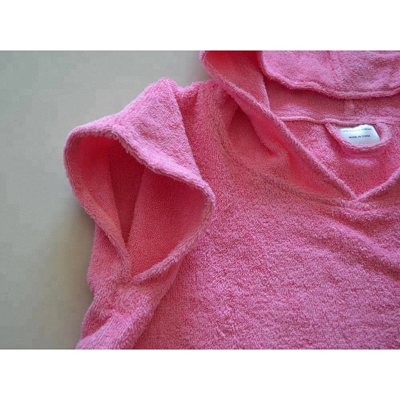 Terry Towelling Cotton Hooded kids poncho