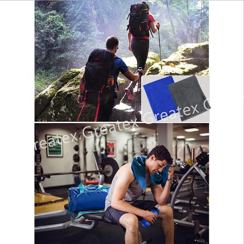 Chinese supplier price custom microfiber wholesale sport towels gym