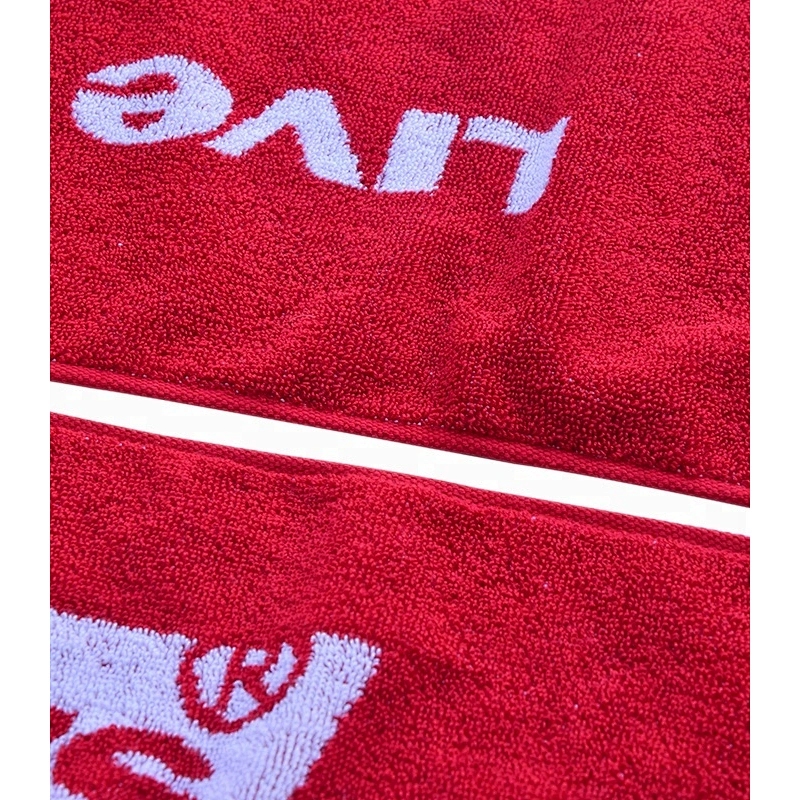 Running towel Jacquard Terry Cotton sport gym towel with best price