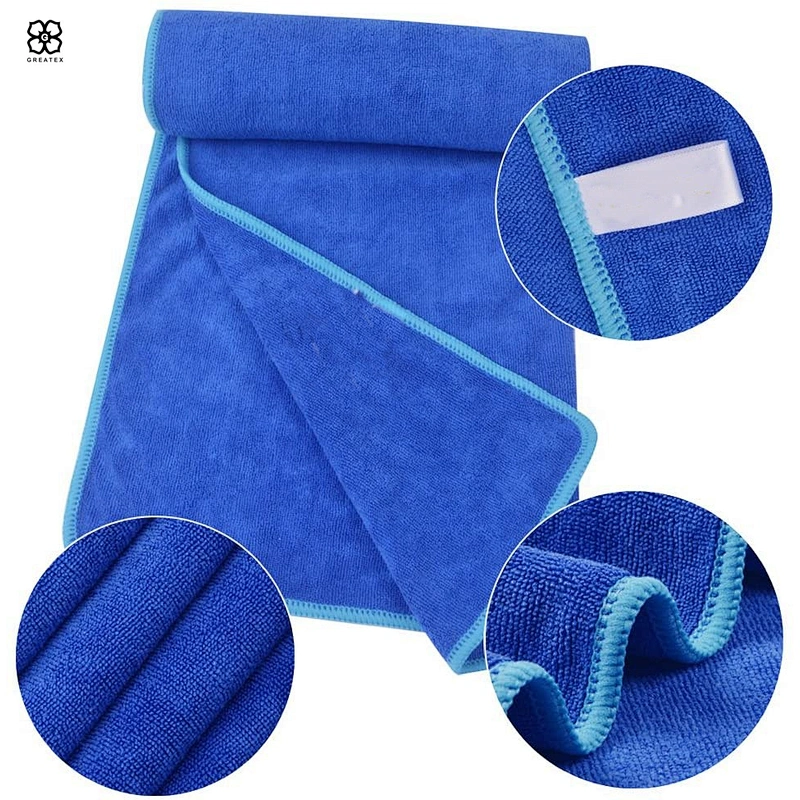 Standard simper plain dyed multi-colors running and workout sport microfiber towel