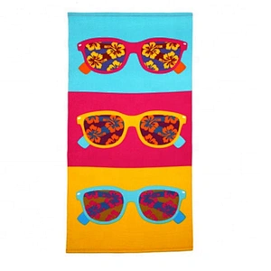 Customized creative printing custom microfiber beach towel