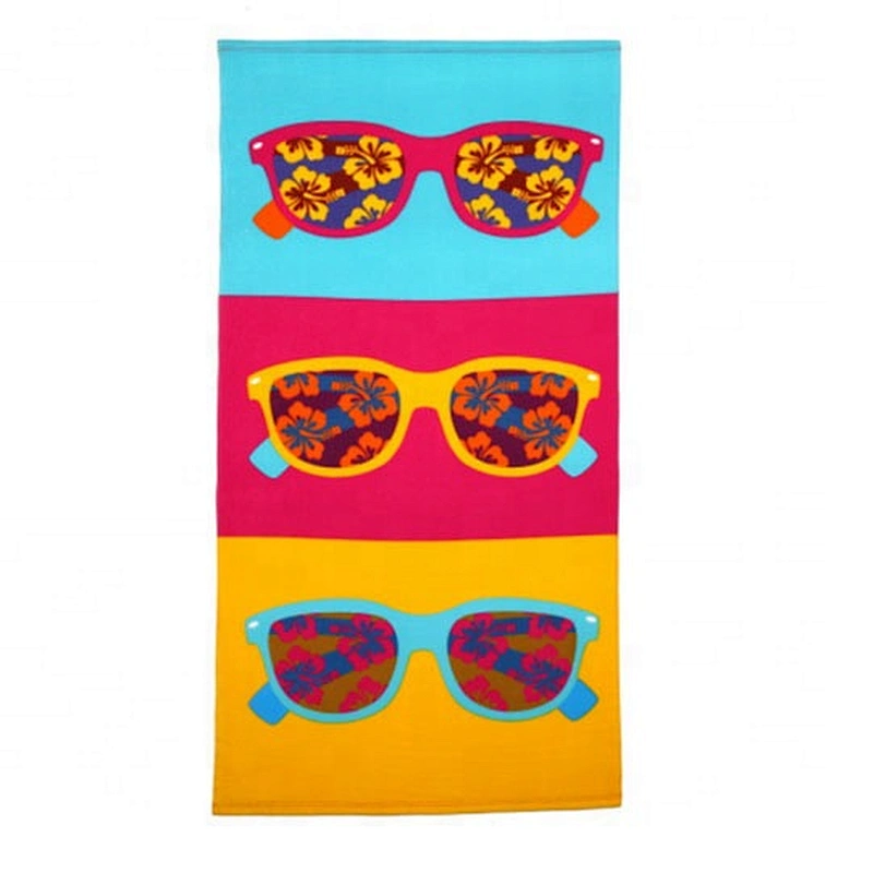 Customized creative printing custom microfiber beach towel