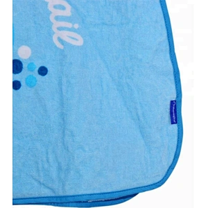 100% Cotton Velvet Reactive print Boy baby hooded beach towel