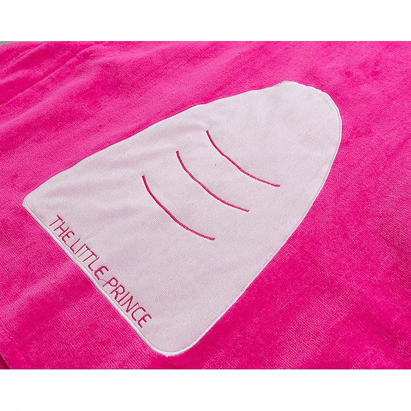 Premium coloful dinosaur pattern hooded towel baby cotton for kids