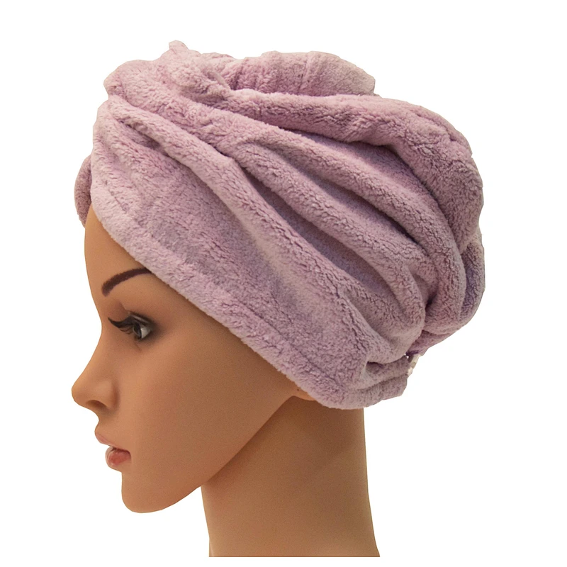 Super soft Hair Turban Microfiber spa head wrap