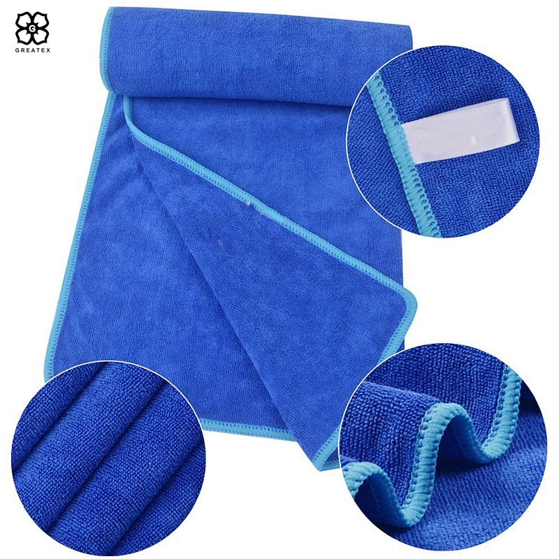 Standard simper plain dyed multi-colors running and workout sport microfiber towel