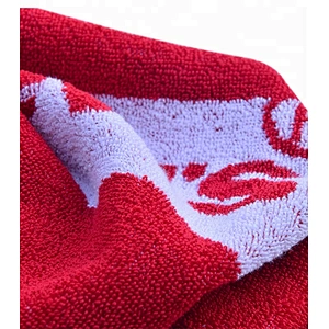 Running towel Jacquard Terry Cotton sport gym towel with best price