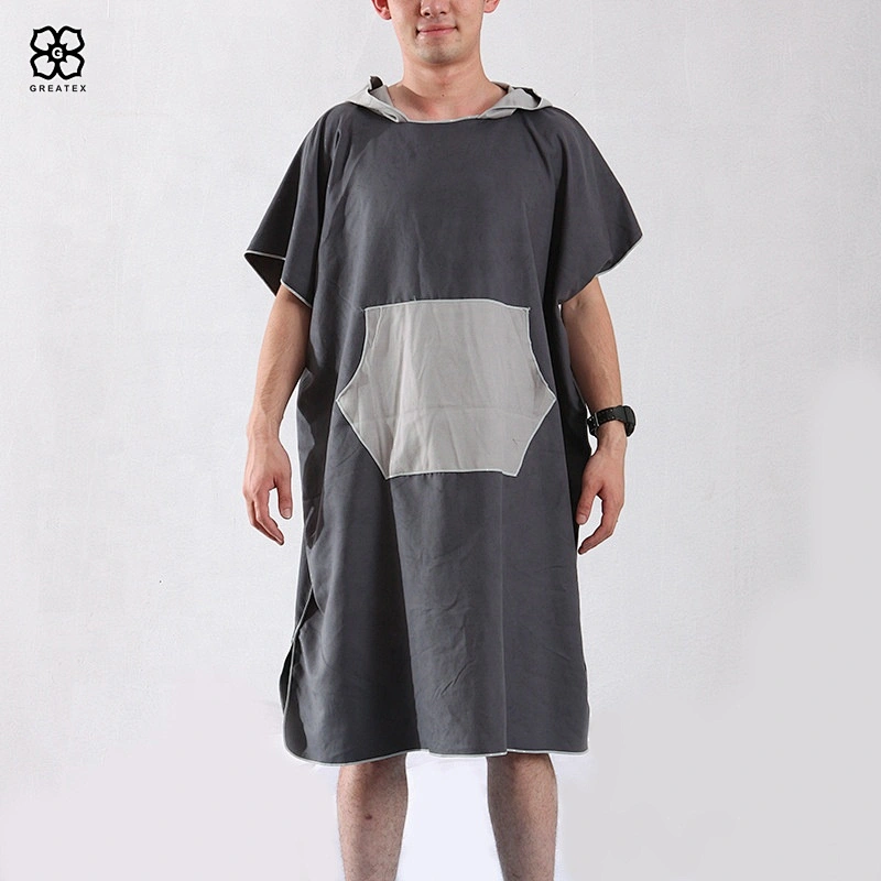 New arrival simple and unisex microfiber changing poncho towel
