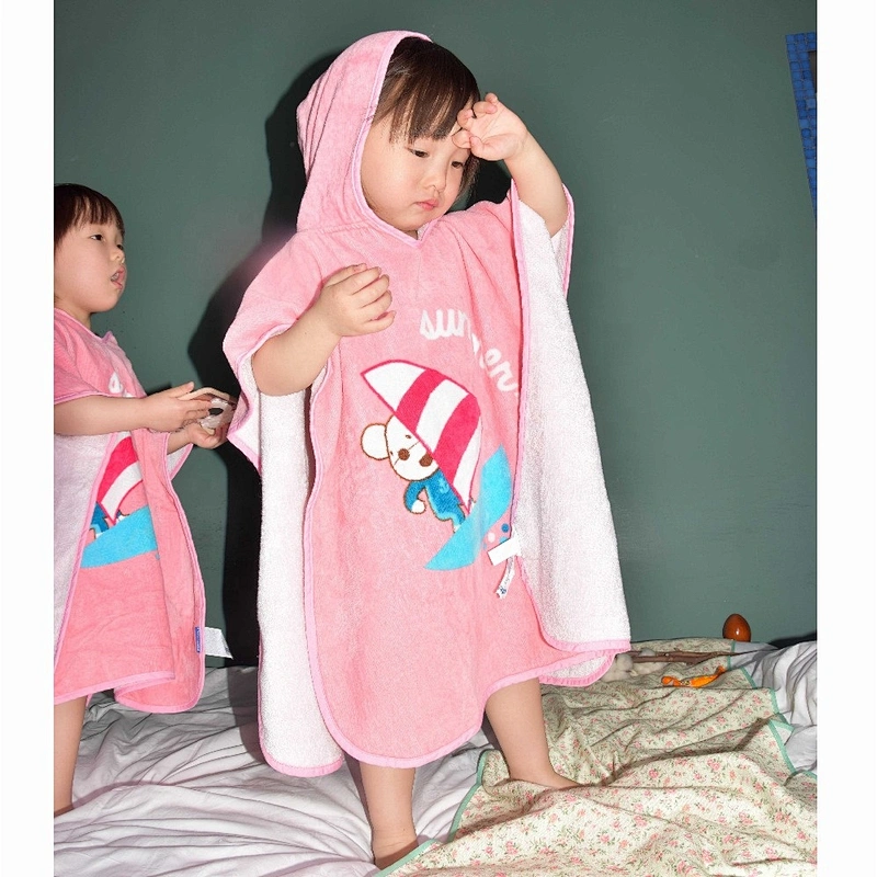 Best towel Manufacturer Custom Printed 100% Cotton Baby towel with hood on sale with factory price