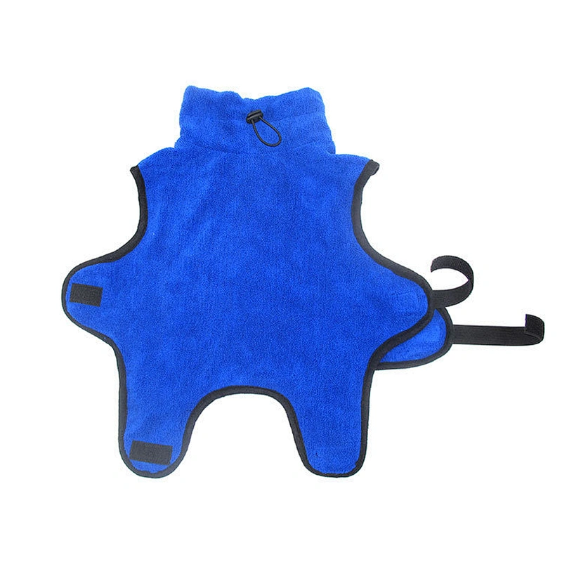 Dog Supply Blue microfiber Pet costume