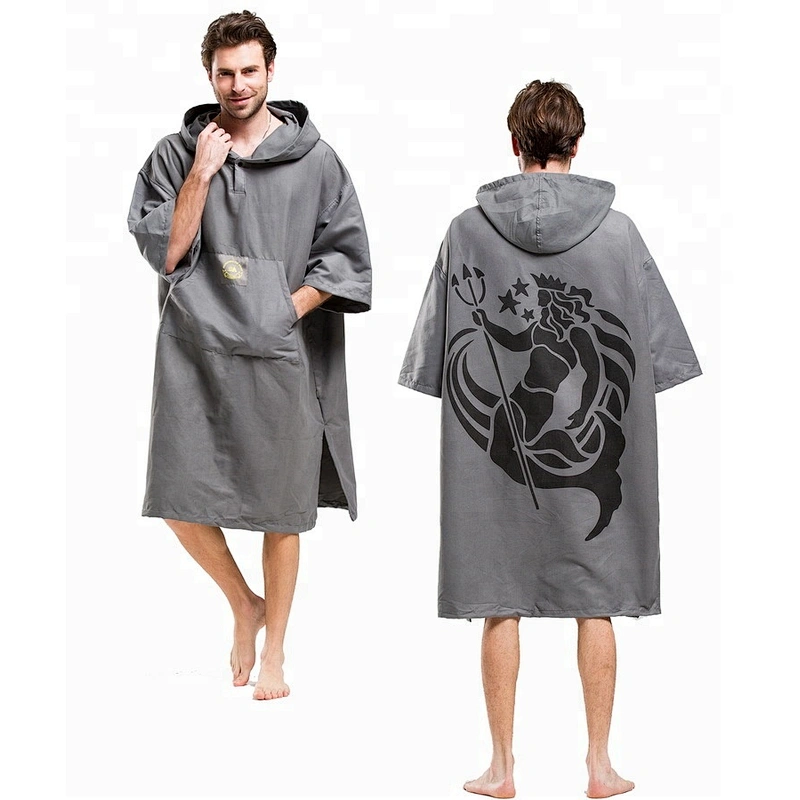 Quick dry Outdoor Dance Robe Surf Changing poncho