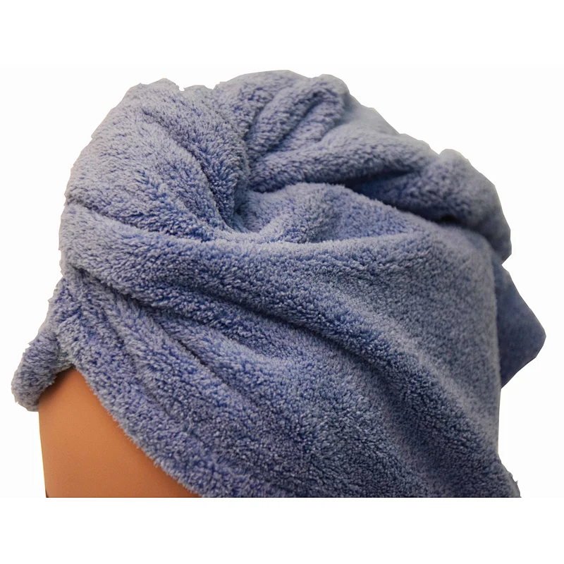 High quality Custom Wrap around Hair drying Microfiber towel hair