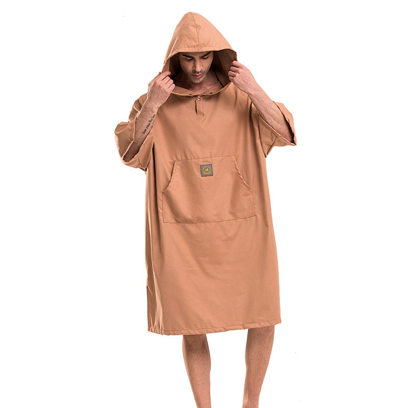 Promotional polyester Plain dyed men poncho
