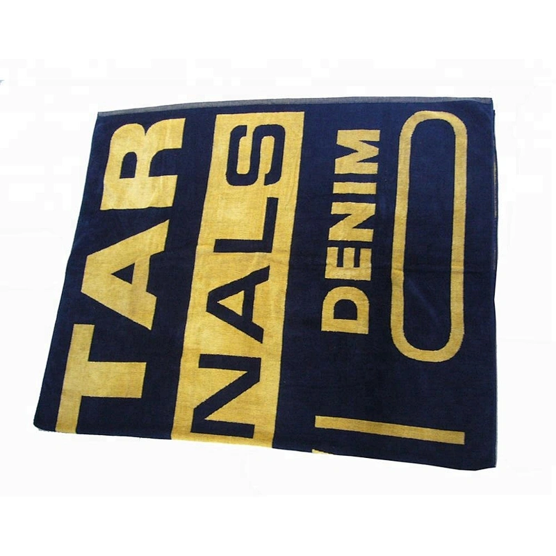 Popular Luxury Weighted Velour Personalised beach towel for bath,beach