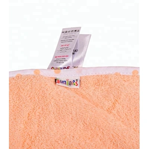Hot sale Bunny embroidery Terry coton baby hooded towel with cute design