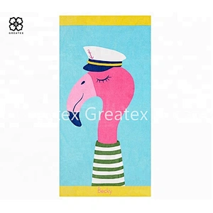 Quick-dry printing custom microfiber beach towel for adults kids