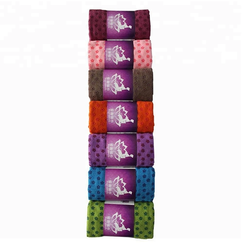Sport non slip microfiber yoga mat towel