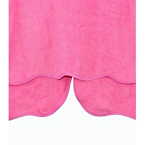 Premium 100%cotton Pink Kids poncho Baby Bath Hooded towel
