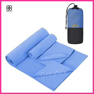 Running professional microfibre cotton sport towel with personalized slogan