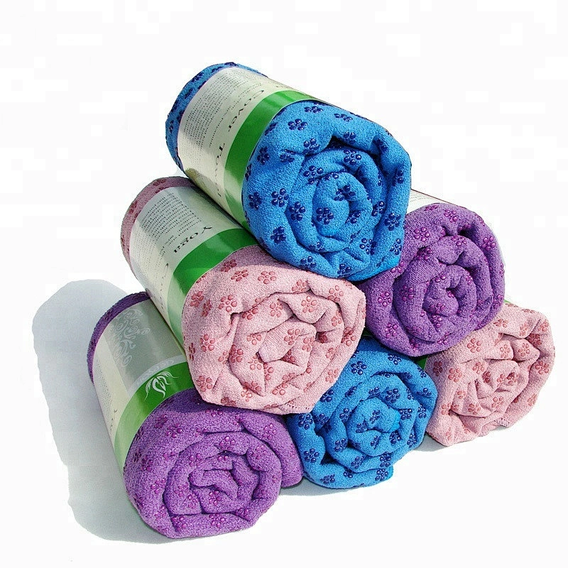 Sport non slip microfiber yoga mat towel