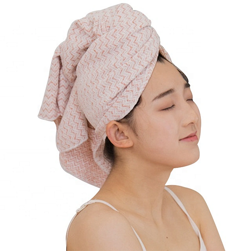 New model women hair turban towel microfibler material for salon