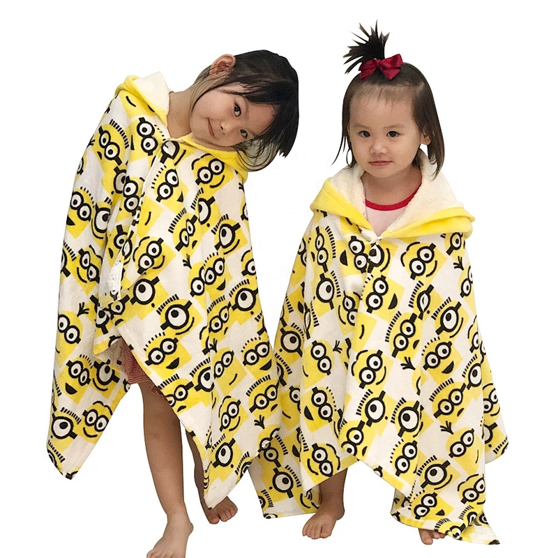 Custom Cotton poncho Bath hooded baby towel