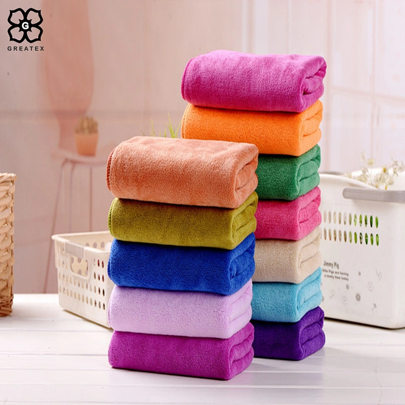 Custom design quick dry cotton microfiber hair salon turban towel