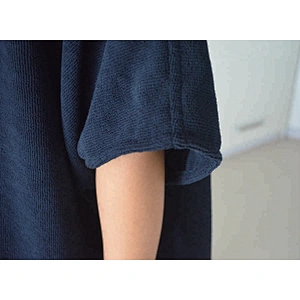 Plain dyed Hooded Towelling Spa Changing Robe