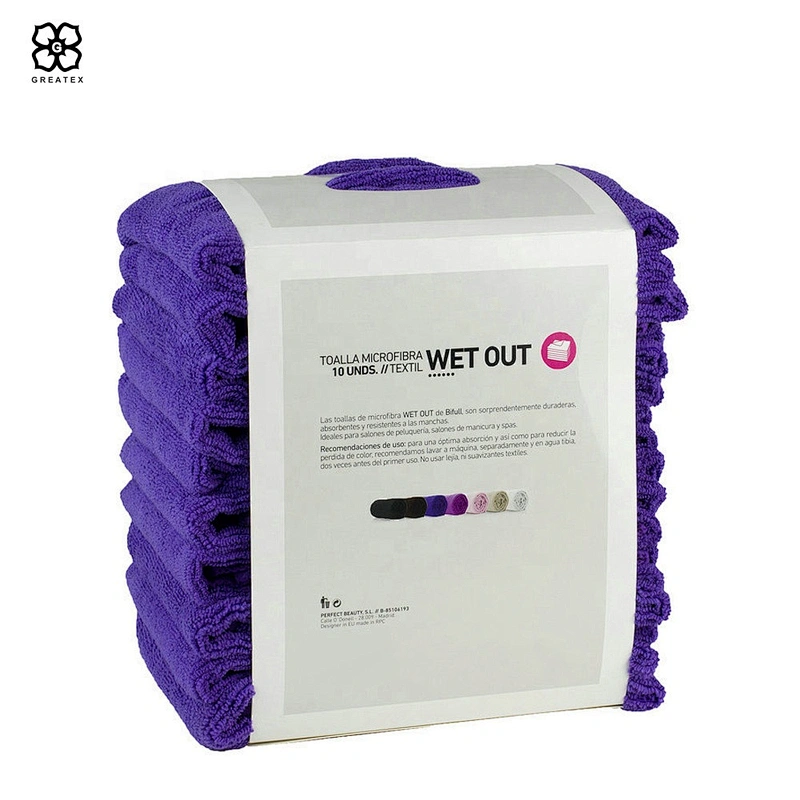 Wholesale factory price hairdressung beauty salon microfiber salon towel