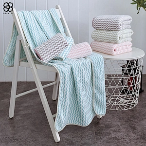 High quality smooth super soft microfiber bath towel set