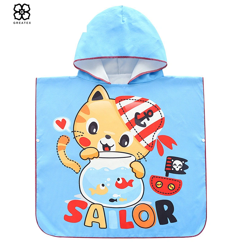 Top selling factory directly offer children changing robe beach towel