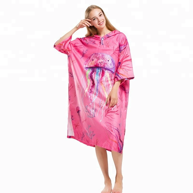 Wholesales Summer Girls Dance Changing Robe Poncho for surf beach