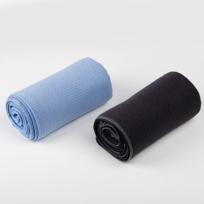 Eco-friendly organic cotton yoga sport towel with personalized logo printing